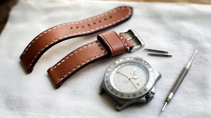 Hand Sewn Leather Watch Strap Tutorial (Follow Alo...