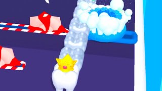 Smile Rush 😬🦷 All Levels Gameplay Android, IOS #4 🎮 screenshot 2