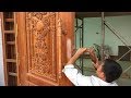 How To Make And Assemble Modern Wooden Door Handle // Installing Locks For Doors Easy!