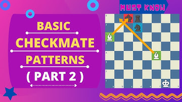 Basic Checkmate Patterns ( Part 2 ) | Must Know for Beginners!