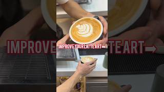Tulip Latte Art Tutorial 💢#shorts