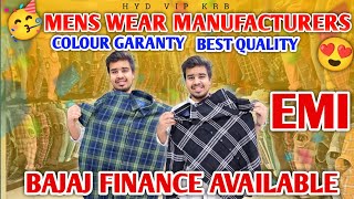 Shirts jeans cotton pants manufacturer in hyderabad | EMI available