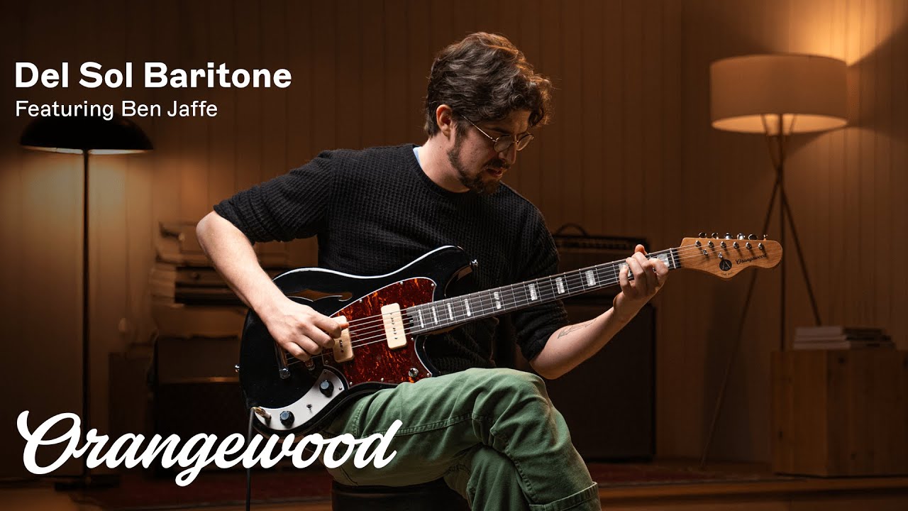 Del Sol Baritone | Chambered Electric Guitar Demo ft. Ben Jaffe | Orangewood