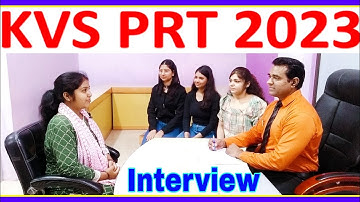 Kvs Prt interview video | PRT teacher Interview questions | #kvsprt | @PDclassesManojsharma