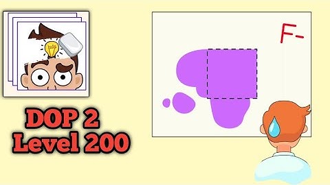 DOP 2 Answer | Gameplay Walkthrough | Level 200 Correct the grade #shorts
