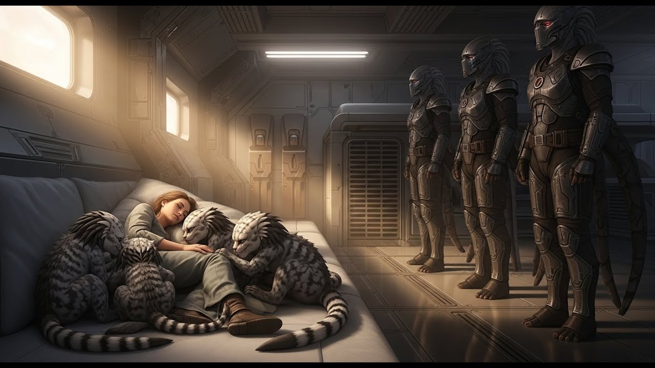 The Human Accidentally Fell Asleep Beside the Cubs — She Woke Up to Find the Elite Guard Weeping