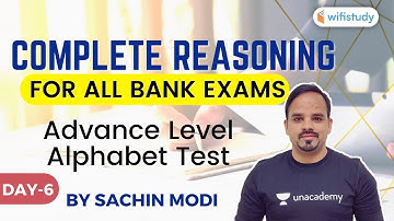All Bank Exams | Reasoning by Sachin Modi | Advance Level Alphabet Test