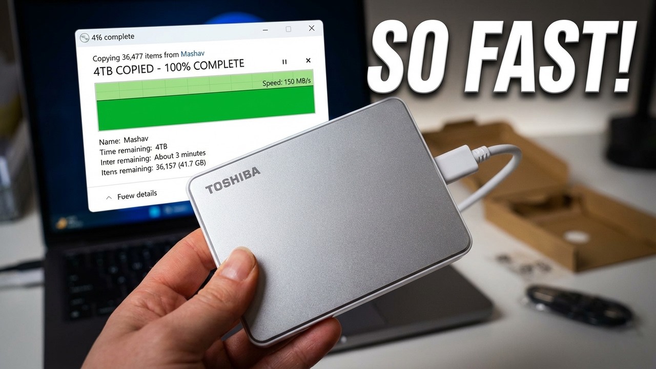 テラバイト君 Is This 4TB External Drive Worth It? Toshiba Canvio Flex Unboxing