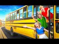 Escape The School Bus! Trapped with NO DRIVER! SHK Escape Challenge