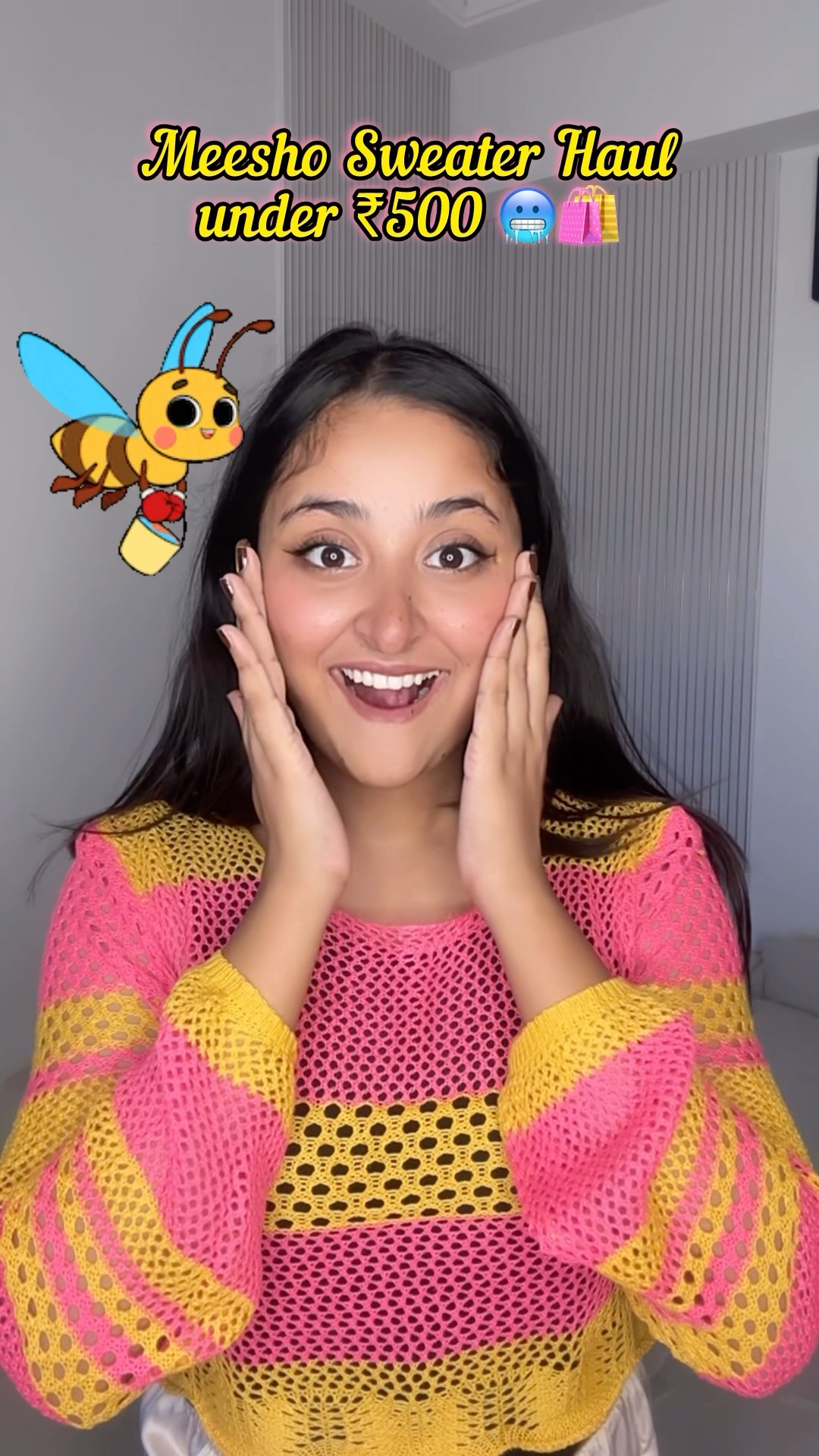 Winter Meesho Sweater Haul Under ₹500 #minivlog #haul #ytshorts #shorts