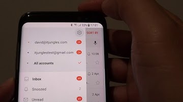 Samsung Galaxy S8: How to Re-order Mailbox Folders