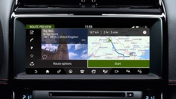 Jaguar XE 2017 | InControl Touch Pro Navigation - Entering a Destination