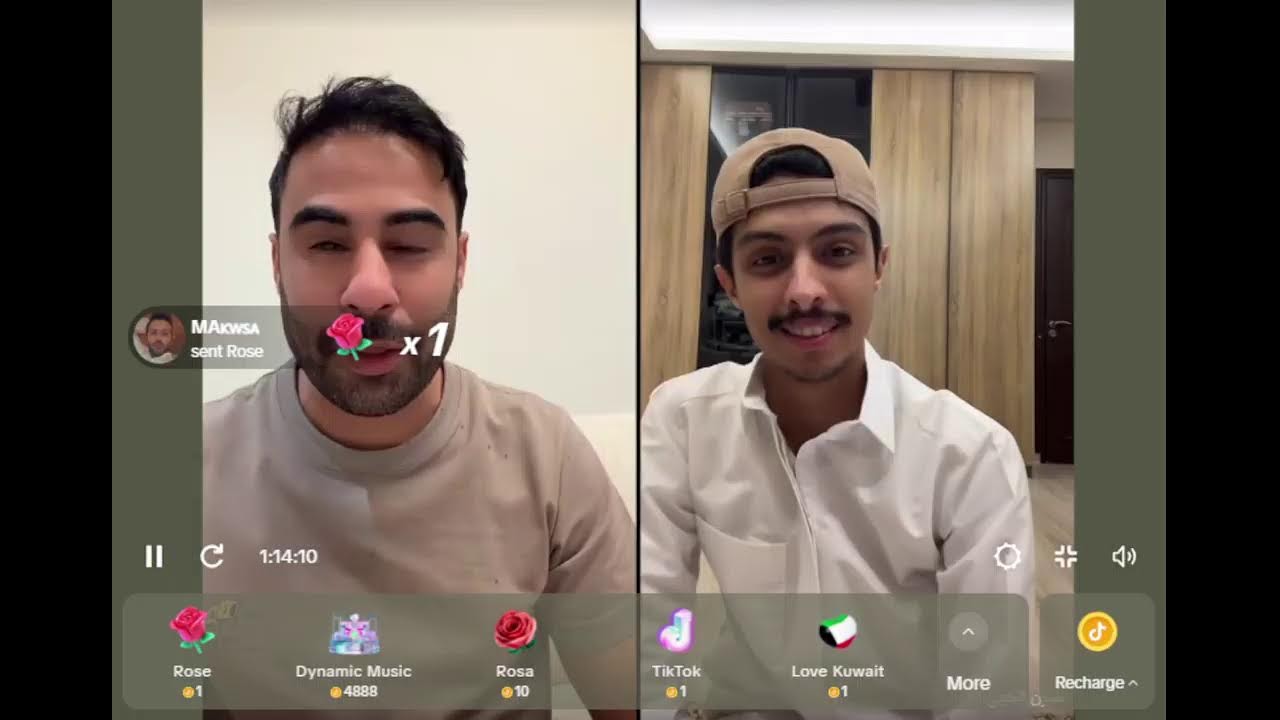 عبودكا وحسين العتيبي لايف ( Live Stream )