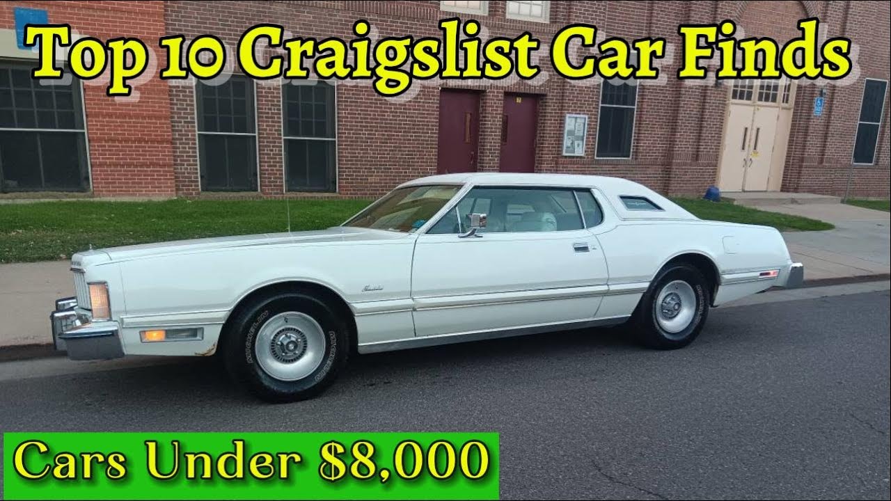 Budget Classic Cars Top 10 Craigslist Finds Under 8,000! YouTube