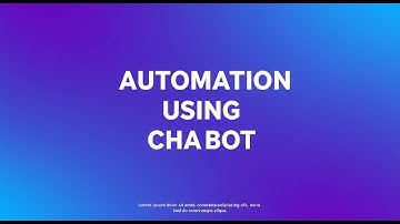AUTOMATION USING CHATBOT BOTCAKE