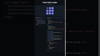 🧊 CSS Cube Grid Loader