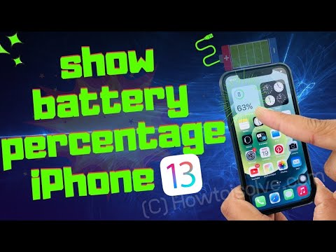 How To Show Battery Percentage On Iphone 13 Pro Max Mini Ios 15