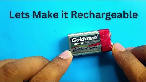 How to Make Rechargeable 9V Battery at Home