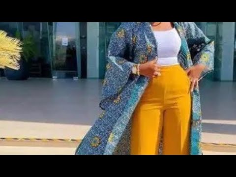 35 Trending Ankara Kimono Jackets And Dresses For 2023