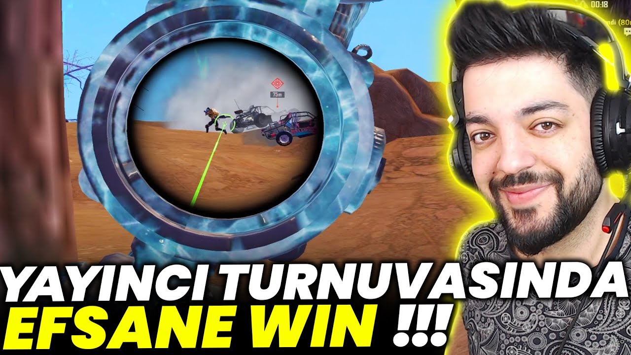 BU MAÇI İZLEMEYEN PİŞMAN OLUR !! YAYINCI TURNUVASINDA EFSANE WIN - PUBG Mobile