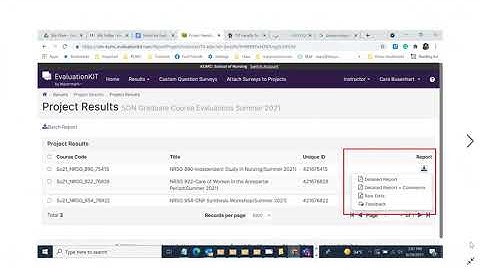 EvaluationKIT for SON Faculty