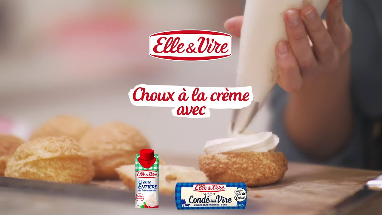 Recettes de choux à la crème par Elle & Vire