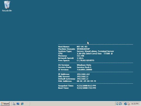 #BgInfo   Server details on desktop background by GPO