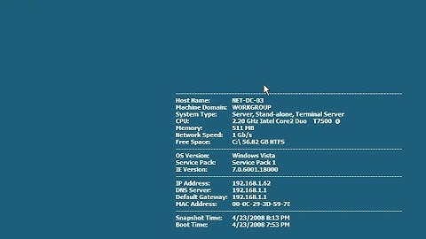 BgInfo | Server details on desktop background by GPO