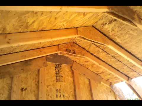 shed loft 12x16 - youtube