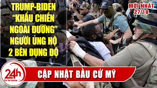 Cập Nhật Bầu Cử Tổng Thống Mỹ. Ông Trump và Biden đụng độ không khoan nhượng bang chiến địa