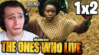 CRYING!! The Walking Dead: The Ones Who Live - Episode 1x2 REACTION!!! 