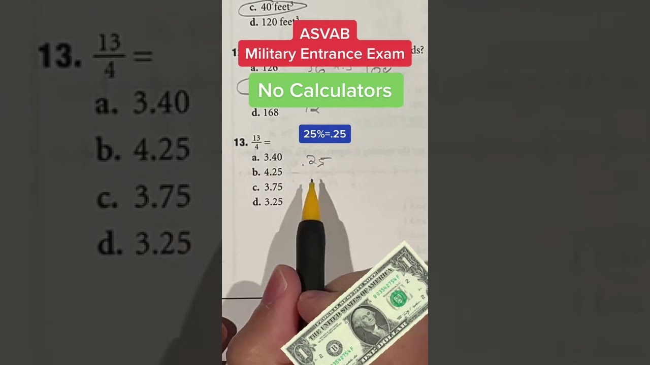 ASVAB AFQT Math Knowledge Answer 13