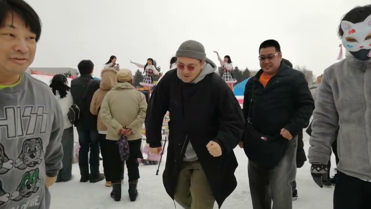 [WONDER*WHITE出演 リハーサル4K観客映像]　2026年2月15日北海道倶知安町で開催された「雪トピア2026」に出演！集まったファンの応援を後方から撮影！リハーサルは静かですw