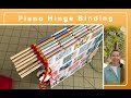 Piano Hinge Binding