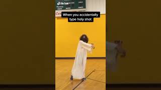 When you accidentally type holy shot -vine