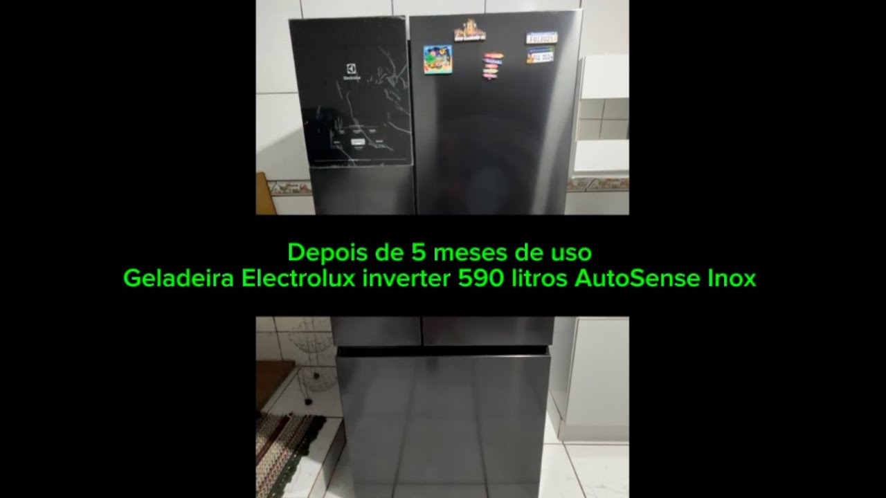 Depois de 5 meses de uso: Geladeira Electrolux inverter 590 litros AutoSense Inox 