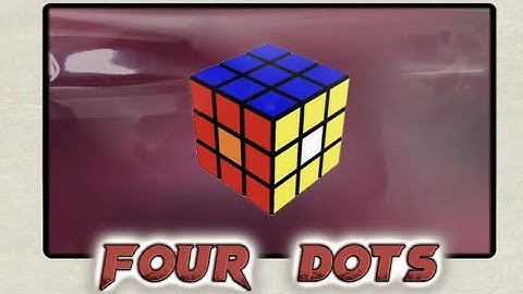 How to make a Four Dots pattern on Rubik