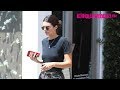 Kendall Jenner Asks For Help From Paparazzi When Trapped In Her Parking Space At Alfred Coffee