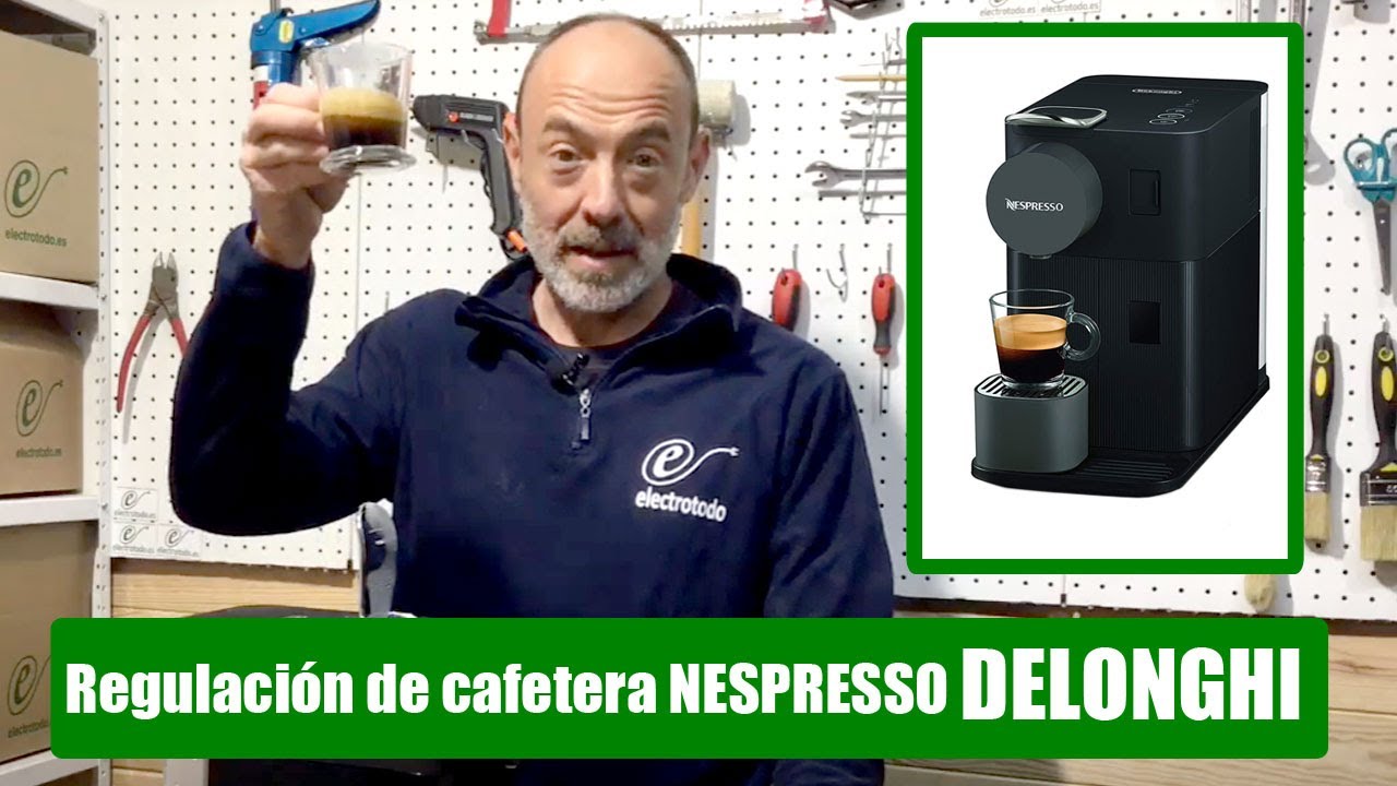 Mi cafetera Nespresso echa mucha agua!!! Regulación de cafetera Delonghi 
