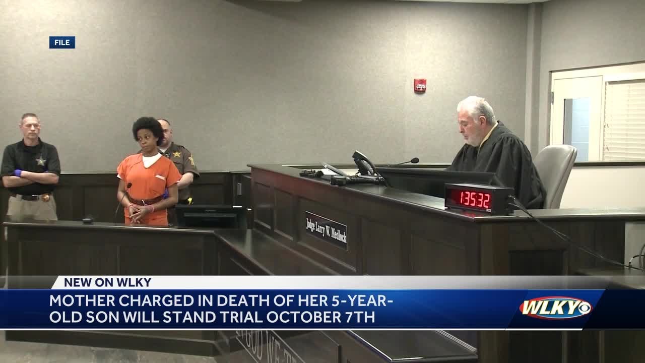 Trial date set for mother charged in death of her 5-year-old son - YouTube