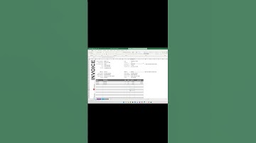 smart invoice Excel template, Google sheets template, instant download
