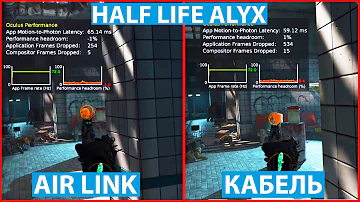 Half Life Alyx Air Link |Сравниваем игру Half Life Alyx через Wi-Fi и кабель