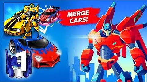 Merge Battle Car: Robot Master - Gameplay Walkthrough Level 1-13 Part 1 (ios Android)