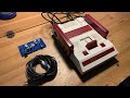 Famicom NO CUT Composite Video Mod! Power Vamp install and demonstration