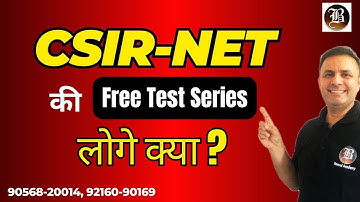 CSIR-NET Free TEST SERIES with NEW BATCHES 2023 | BANSAL ACADEMY