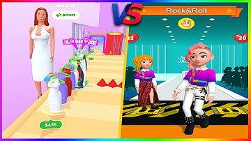 PERFECT DRESS VS CATWALK BATTLE DRESS UP 👗🆚👗 Game Gameplay (1) Android, iOs NEW VERSUS Game 3D