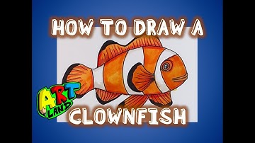 How to Draw a CLOWNFISH