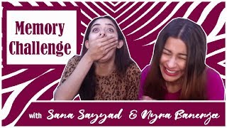 Sana Sayyad & Nyra Banerje: Memory Challenge: EXCLUSIVE