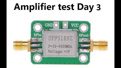 LoRa Helium SPF5189 amplifier Day 3