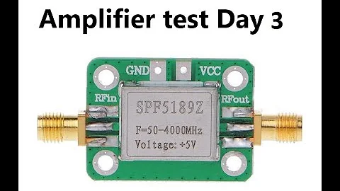 LoRa Helium SPF5189 amplifier Day 3